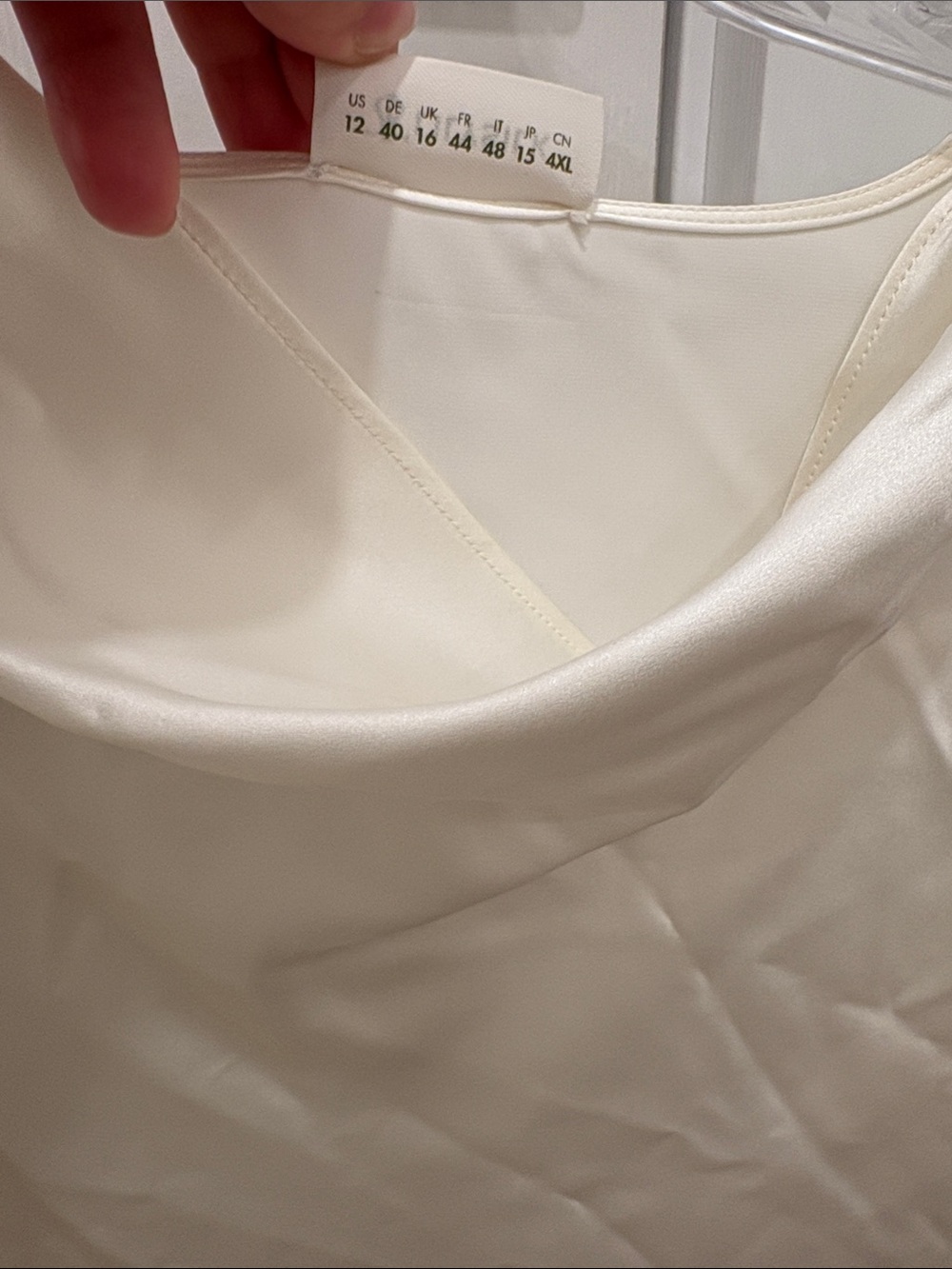 Lilysilk Cream Silk Short Sleeve Blouse - Picture 3 of 5